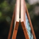 Panneau de trottoir Olympia cadre en bois 850 x 500mm